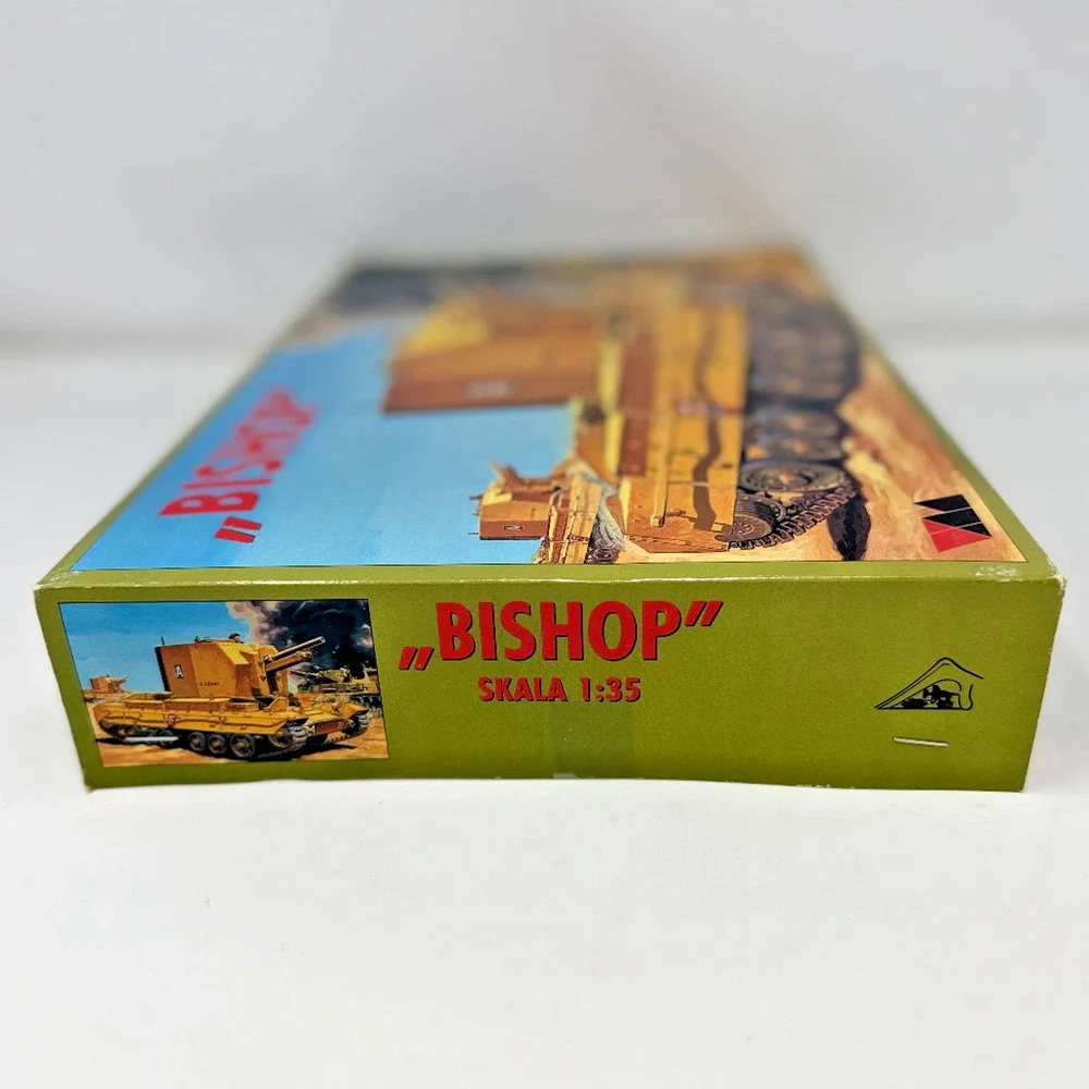 Maquette Bishop 1/35 British WWII SP Gun Plastic Model Kit Vintage 1996 New